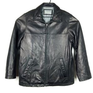 Apt. 9 lambskin leather bomber jacket